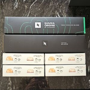 Nespresso Samra Origins, Melozio, Golden Caramel, Sweet Vanilla Decaf Vertuo Pod